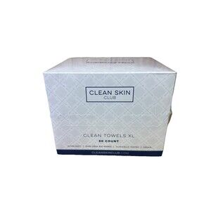 Clean Skin Club Clean Towels XL™, 100% USDA Biobased Face Towel, Disposable 50Ct